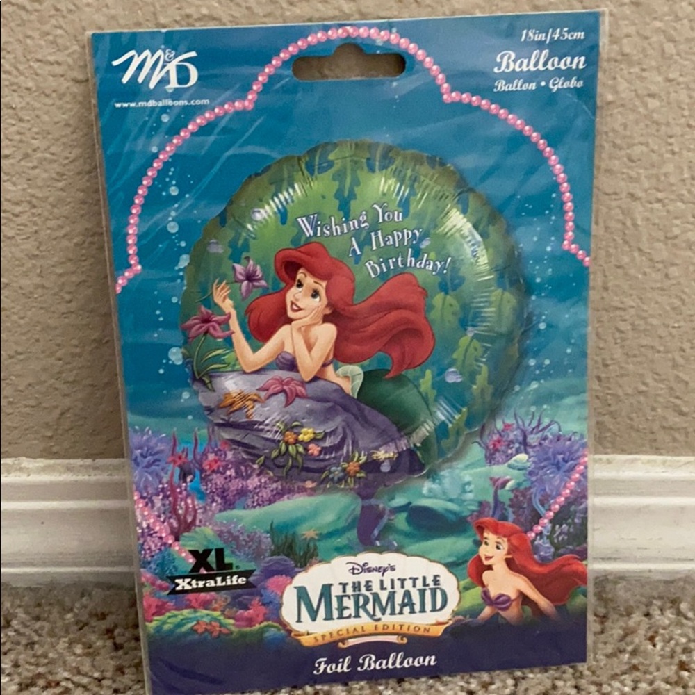 🌿Little mermaid balloon